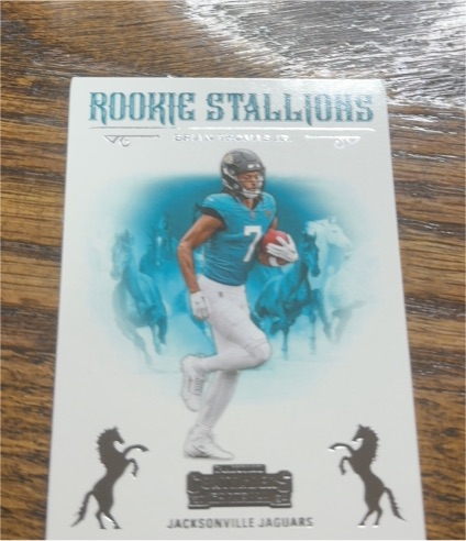 2024 Panini Contenders #14 Brian Thomas Jr. Rookie Stallions — front