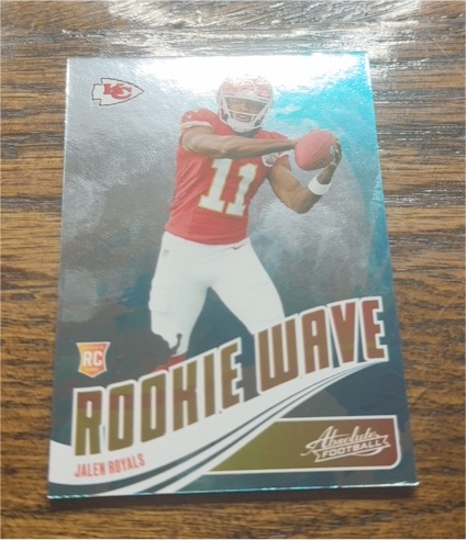 2025 Panini Absolute Rookie Wave #RW-JRS Jalen Royals — front