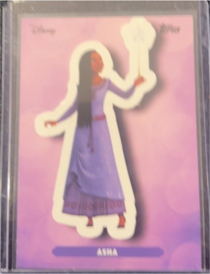 2025 Topps Disney Wonder Enchanted Sticker #ES-25 Asha — front