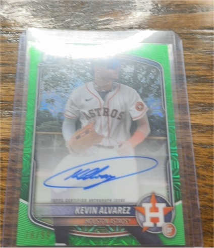 2025 Bowman Chrome #BMA-KA Kevin Alvarez — front