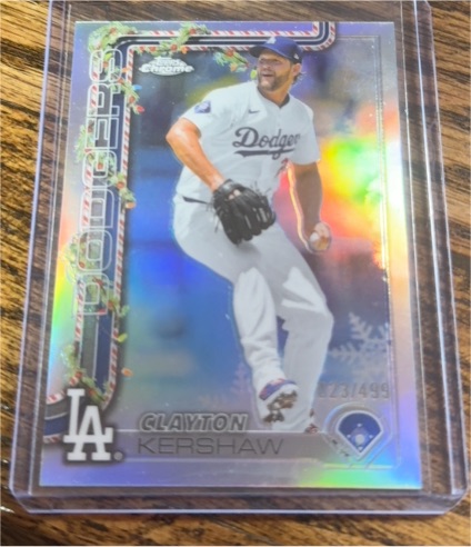 2025 Topps Chrome #88 Clayton Kershaw — front