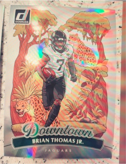 2025 Donruss #2 Brian Thomas Jr. Downtown — front