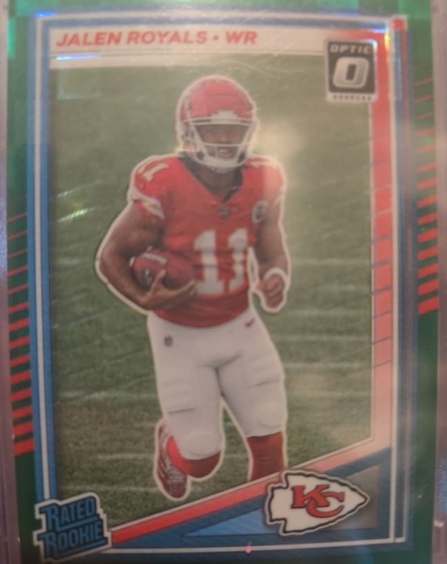 2025 Donruss Optic #321 Jalen Royals — front