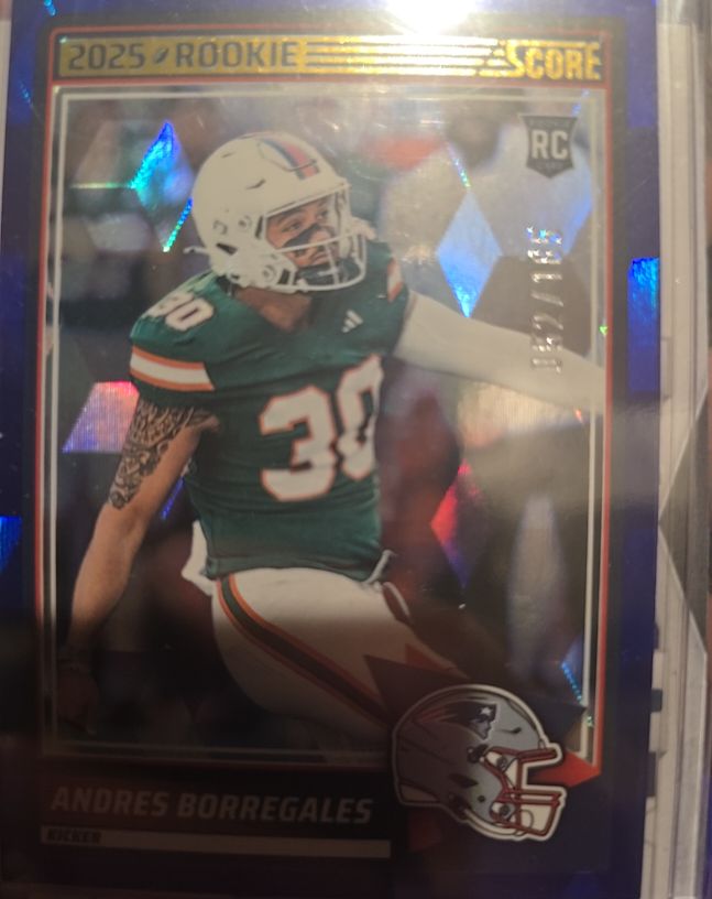 2025 Panini Score #76 Andres Borregales — front