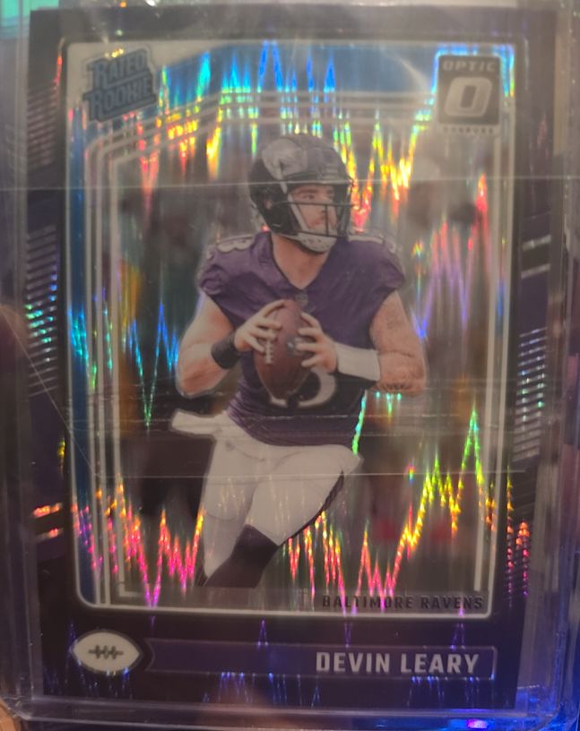 2024 Panini Donruss Optic Rated Rookie Devin Leary — front