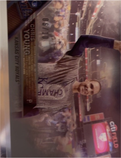 2016 Topps #358 Chris Young Kansas City Royals — front
