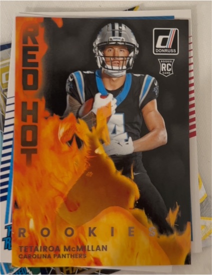 2025 Panini Donruss Red Hot Rookies #RHR-TMC Tetairoa McMillan — front