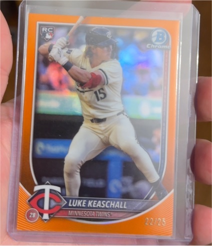2025 Bowman Chrome #61 Luke Keaschall — front