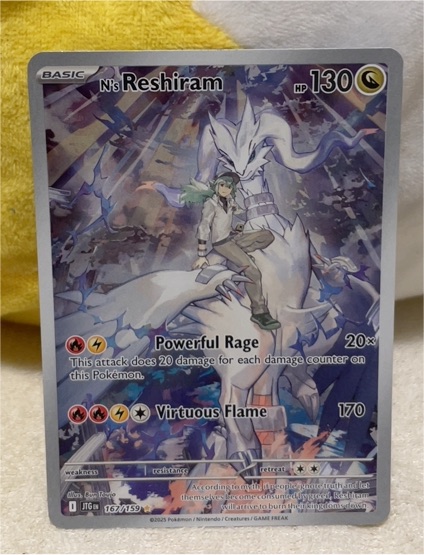 2025 Pokemon SV09: Journey Together #167 N's Reshiram — front