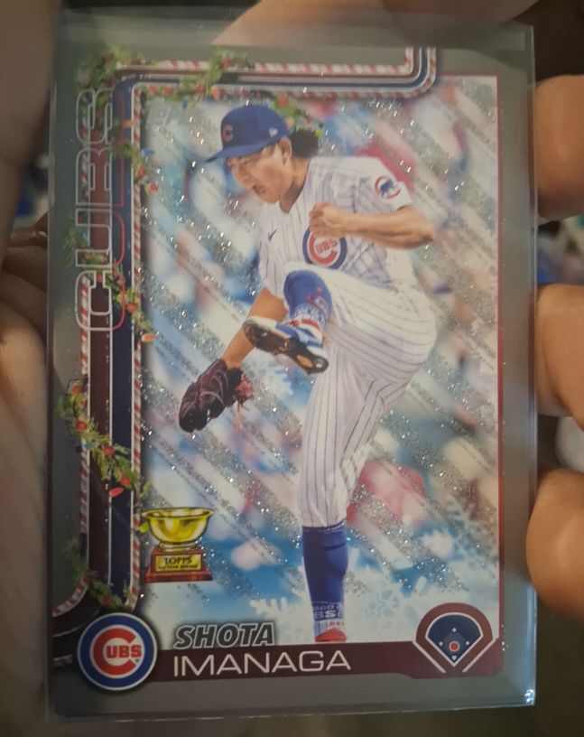2025 Topps Holiday #H123 Shota Imanaga — front