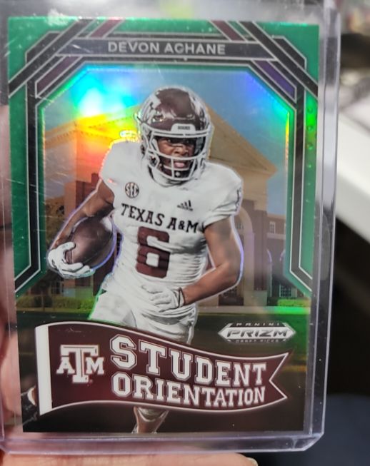 2023 Panini Prizm Draft Picks #SO-13 Devon Achane Student Orientation — front