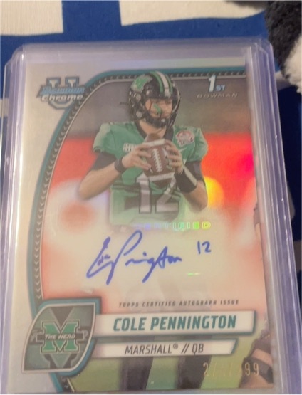 2024 Bowman U Chrome #PA-CPE Cole Pennington — front