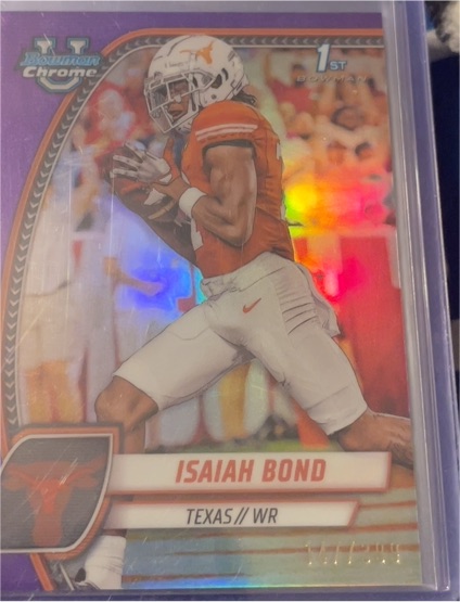 2024 Bowman University Chrome #60 Isaiah Bond — front