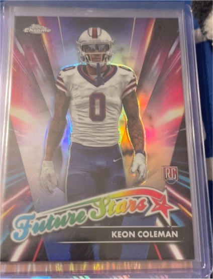 2024 Topps Chrome #FS-10 Keon Coleman Future Stars Rookie — front