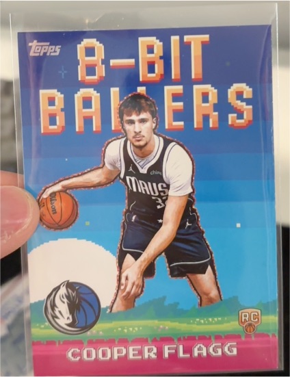 2025-26 Topps Basketball #8B-31 Cooper Flagg 8-Bit Ballers Rookie Card — front
