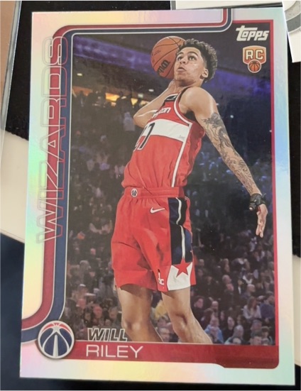 2025-26 Topps #221 Will Riley — front