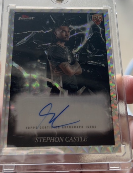 2024 Topps Finest #RC Stephon Castle — front