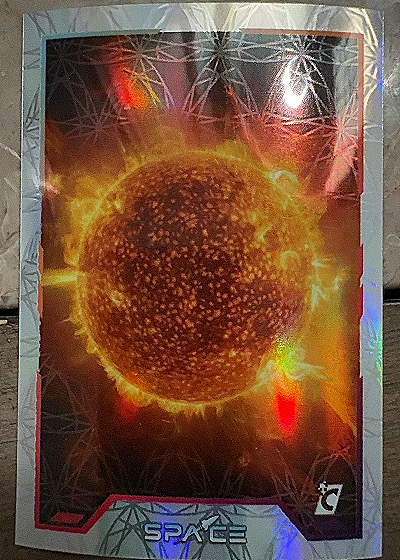 2025 Cardsmiths Space Galactic Edition #8 The Sun Crystal Sparkle — front