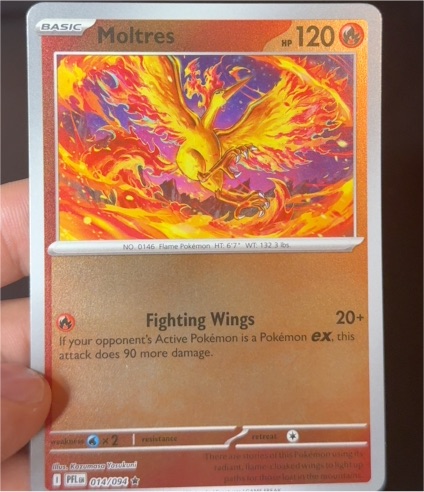 2025 Pokemon TCG ME02 Phantasmal Flames #014 Moltres — front