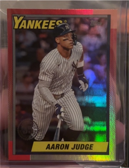 2025 Topps Series 1 35th Anniversary #T90-57 Aaron Judge — front