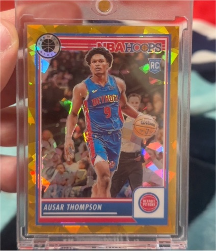 2023-24 Panini NBA Hoops Premium Stock #100 Ausar Thompson — front