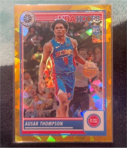 2023-24 Panini NBA Hoops Premium Stock #100 Ausar Thompson — front