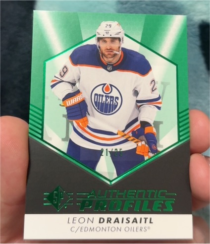 2022-23 Upper Deck SP Authentic Profiles #AP-20 Leon Draisaitl — front