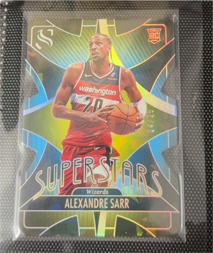 2024-25 Panini Silhouette Superstars #04 Alexandre Sarr — front