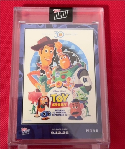 2025 Topps NOW Toy Story 30th Anniversary #TS01 — front