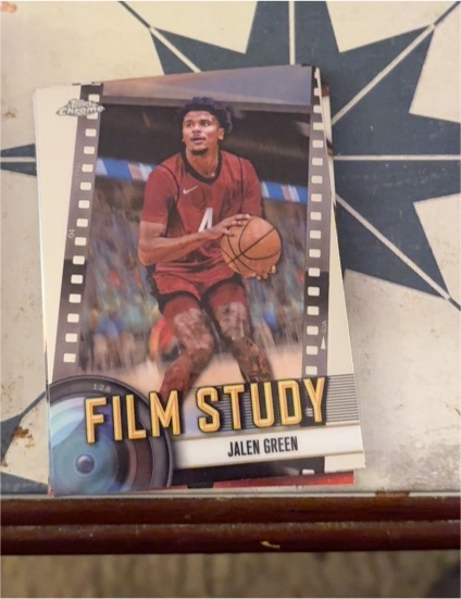 2024-25 Topps Chrome #FS-19 Jalen Green Film Study — front