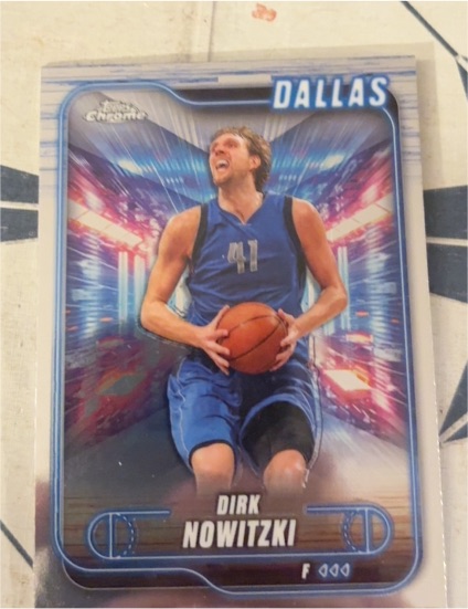 2024-25 Topps Chrome #197 Dirk Nowitzki — front