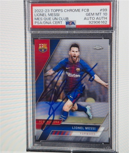 2022-23 Topps Chrome FC Barcelona #99 Lionel Messi — front