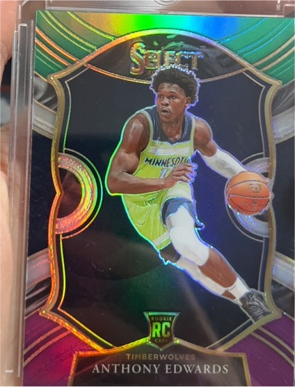 2020-21 Panini Select #61 Anthony Edwards — front