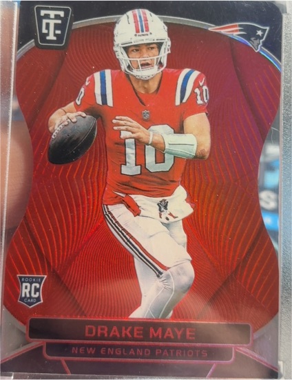 2024 Panini Totally Certified #121 Drake Maye — front