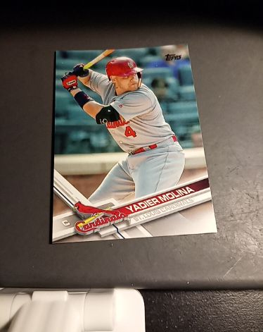 2017 Topps #373 Yadier Molina — front