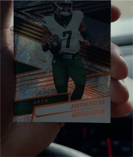 2025 Panini Revolution Justin Fields #unknown New York Jets — front