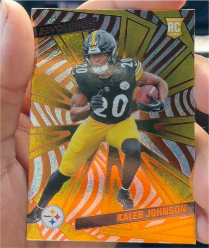 2025 Panini Revolution #223 Kaleb Johnson — front