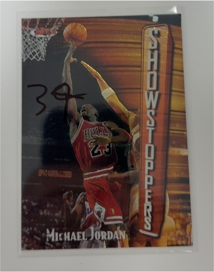 1997-98 Topps Finest #271 Michael Jordan Showstoppers — front