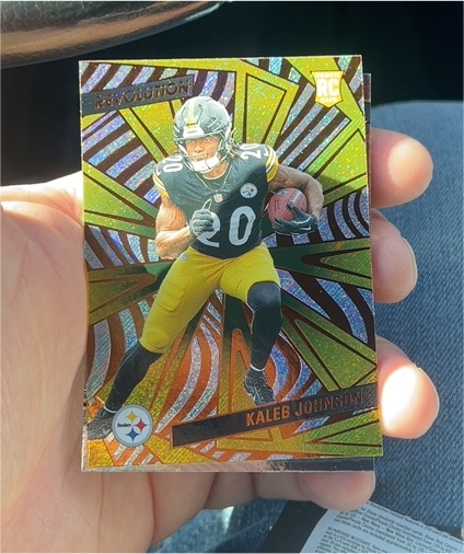 2025 Panini Revolution #223 Kaleb Johnson — front