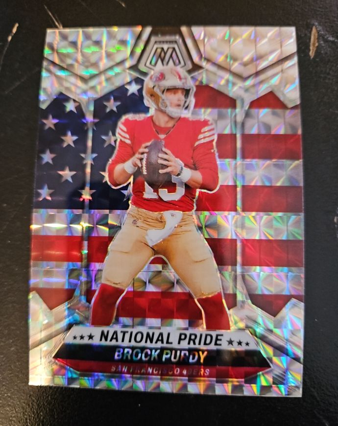 2024 Panini Mosaic #255 Brock Purdy National Pride — front