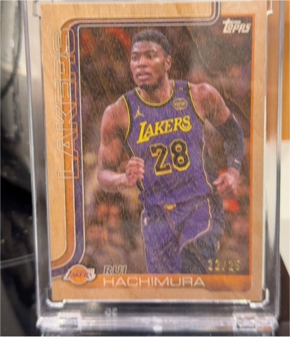 2025 Topps Basketball #28 Rui Hachimura — front