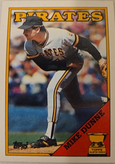 1988 Topps #619 Mike Dunne — front