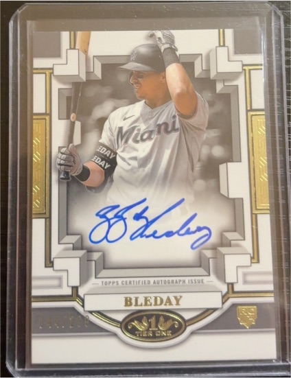 2023 Topps Tier One Break Out Autographs #BOA-JB1 JJ Bleday — front