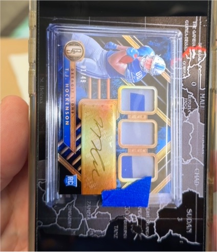 2023 Panini Donruss Rated Rookie Gold Autographs #329 Hendon Hooker — front