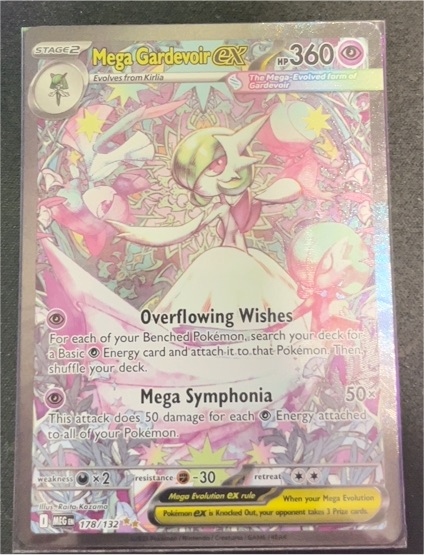 2025 Pokémon TCG Mega Gardevoir ex 178/132 — front