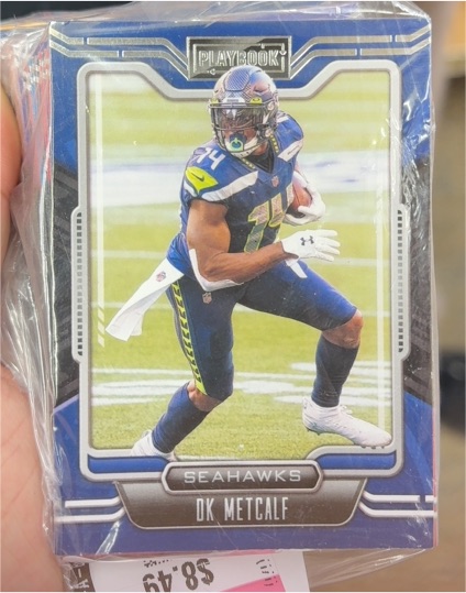 2021 Panini Playbook #83 DK Metcalf — front