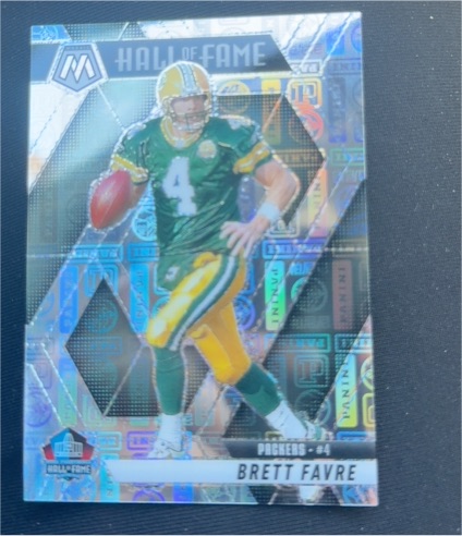 2020 Panini Mosaic Hall of Fame Silver Prizm #291 Brett Favre — front