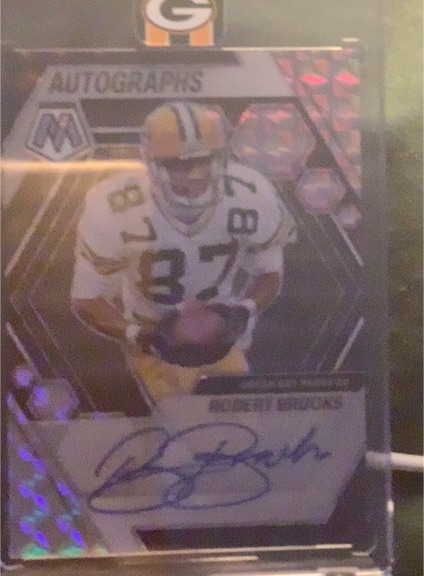 1998 Mosaic Autographs #Robert Brooks — front