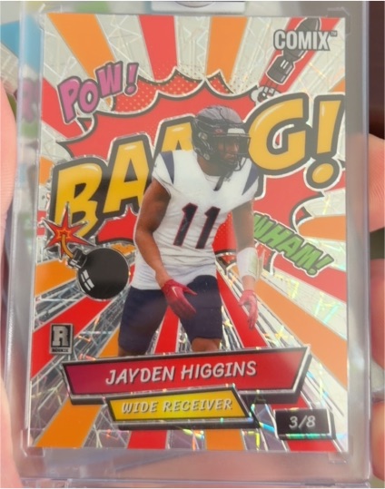 2025 Wild Card Comix #3/8 Jayden Higgins — front