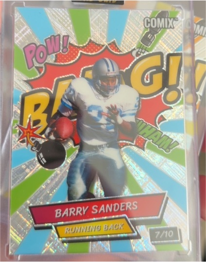 2025 Wild Card Comix #7/10 Barry Sanders — front